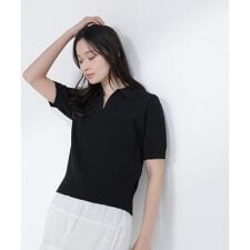 スキッパーポロニット