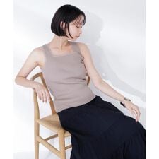 前後2wayニットタンク