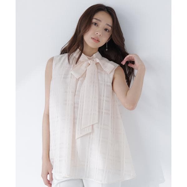 【25AW新品未使用】INDIAISBEAUTIFULツイルチェックブラウス シアーチェックブラウス | ナチュラルビューティーベーシック(NATURAL