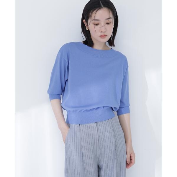 夏ニット新品ナチュラルビューティベーシック ちょうど、いい服】しれっと、できすぎニット | NATURAL BEAUTY BASIC
