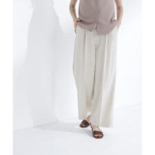 ストライプタックストレートパンツ