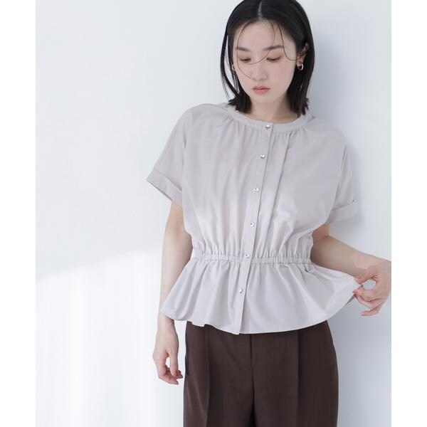 ちょうど、いい服〉きゅっとふわっと。全部盛りブラウス | ナチュラル