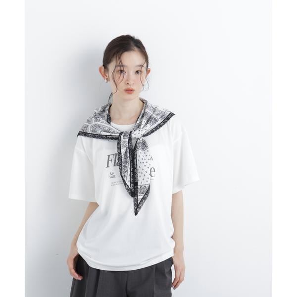 N.〉スカーフ付ビッグTシャツ | ナチュラルビューティーベーシック