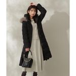 ファー付きロングダウンコート | プロポーション ボディドレッシング 