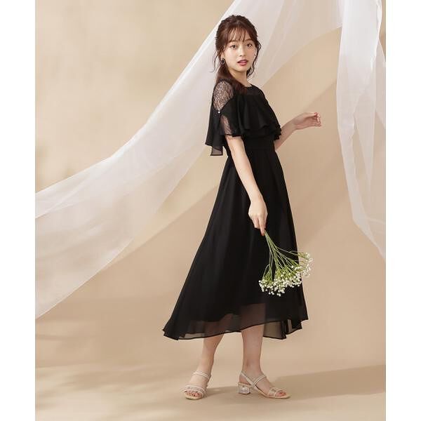 《Lou Lou Fee》レース切替ドレス PROPORTION BODY DRESSING