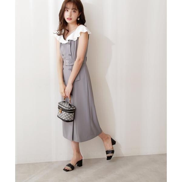 プロポーションボディドレッシング フリルカラートレンチワンピース ワンピース 楽天市場】【SALE／40%OFF】フリルカラートレンチワンピース