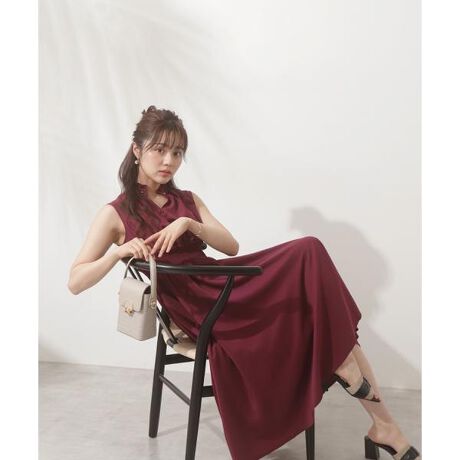 シャーリングフリルワンピース プロポーション ボディドレッシング Proportion Body Dressing ファッション通販 マルイウェブチャネル