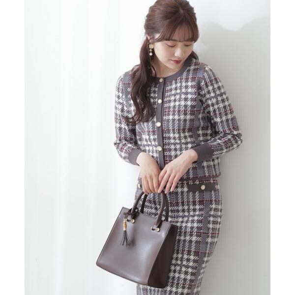楽天市場】【SALE／50%OFF】チェックジャガードセットアップ