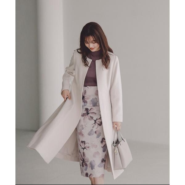 ノーカラーフレアコート | プロポーション ボディドレッシング