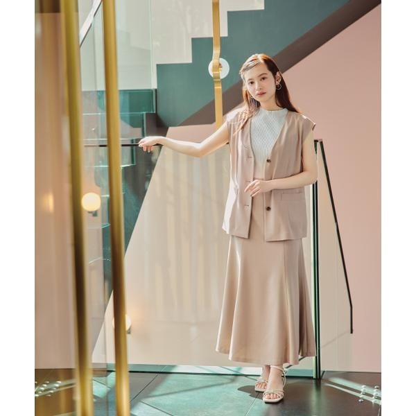 フレアマーメイドスカート