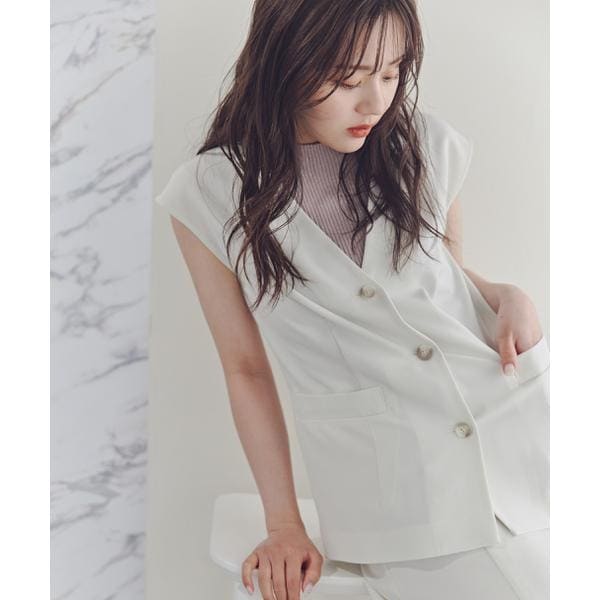 ファー付きノーカラーコート | プロポーション ボディドレッシング