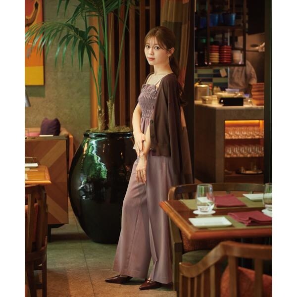 タックワイドパンツ PROPORTION BODY DRESSING ベルト付きタックワイドパンツ | PROPORTION BODY DRESSING