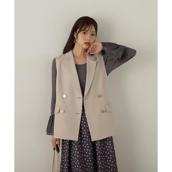 男女兼用 ダブルボタンジレ ボディドレッシング プロポーション | ベスト+ジレ