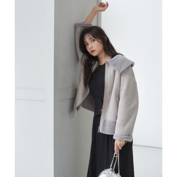 ボディドレッシングデラックス　リアルファー　ミンク　ショート　ジャケット　38 ボディドレッシングデラックス リアルファー ミンク ショート