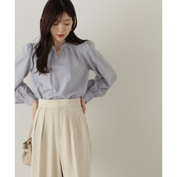 楽天市場】【SALE／10%OFF】スタンドパールブラウス 24AW
