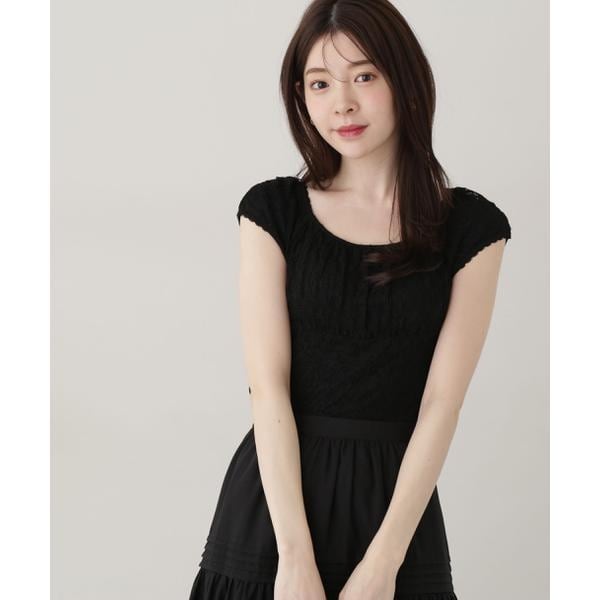 ■未使用品  BODY DRESSING レースオンレース トップス レースプルオーバー | プロポーション ボディドレッシング(PROPORTION