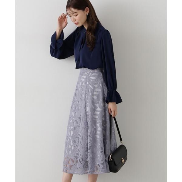 未使用 プロポーションボディドレッシング　リボンチュールフレアスカート　M リボンチュールフレアスカート | PROPORTION BODY DRESSING
