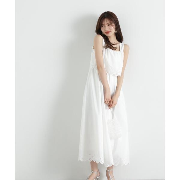 プロポーションボディドレッシング エンブロイダリーティアード