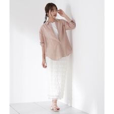 レースフリルタイトスカート