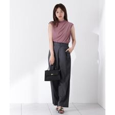 レイヤード風イージーパンツ