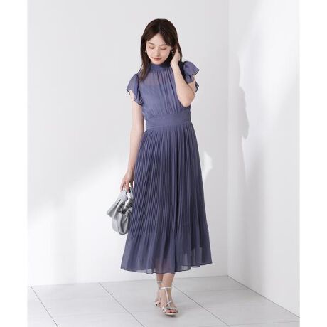 シフォン楊柳プリーツワンピース | プロポーション ボディドレッシング  