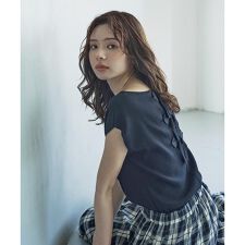 前後2wayリボンニット