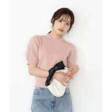 レースドッキングスリーブニット 25AW