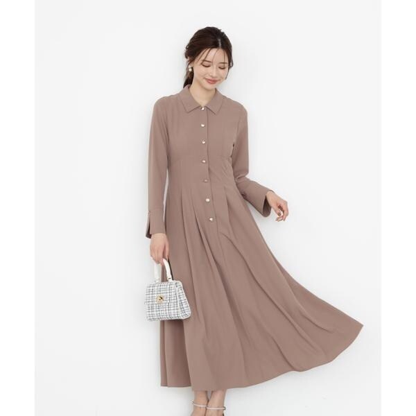 オータムタックシャツワンピース