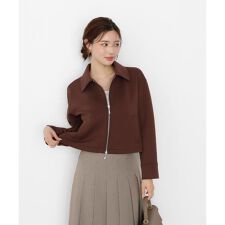 襟付きジップカットジャケット