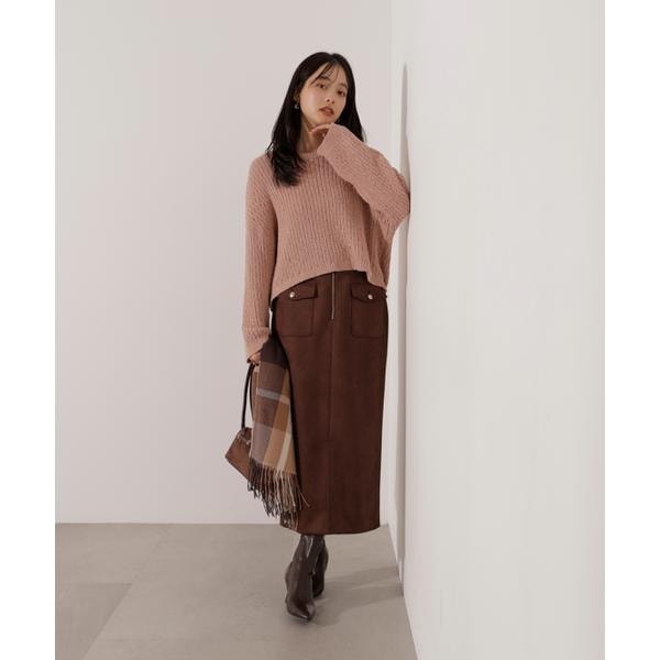 アシメ釦ナロースカート 25AW | プロポーション ボディドレッシング