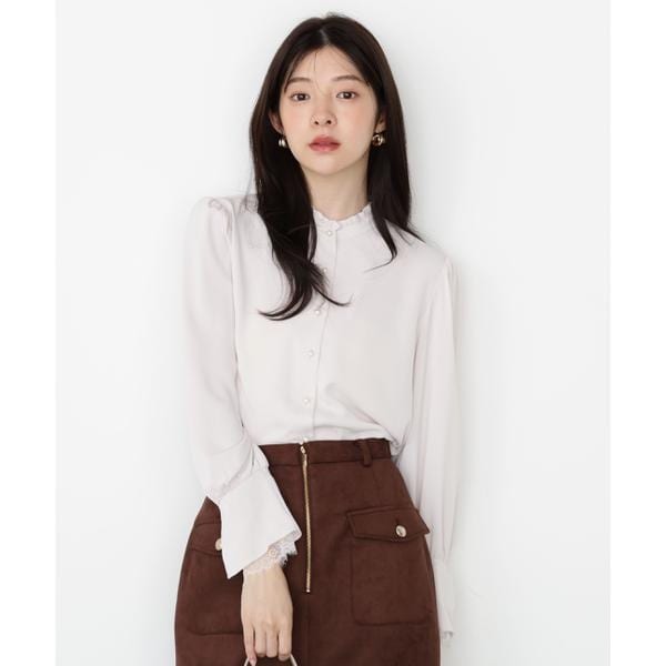 PROPORTION BODY DRESSING バルーン袖ペプラムブラウス プロポーションボディドレッシング PROPORTION BODY DRESSING