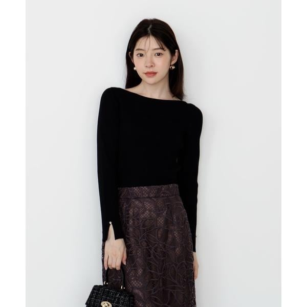 プロポーションボディ ドレッシング ニット トップス ボートネック 長袖セーター レディース Sサイズ 黒 PROPORTION BODY DRESSING 楽天市場】proportion body dressing（ニット・セーター