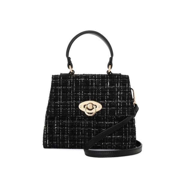 美品　jolly poupee ジョリープッぺ　猫　ブラックハンドバッグ Jolly Poupee ジョリープッペ - レディース バッグ