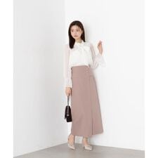 アシメ釦ナロースカート 25AW