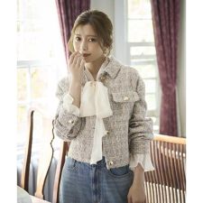 プロポーション ボディドレッシング(PROPORTION BODY DRESSING)のラメツイードブルゾン 25AW