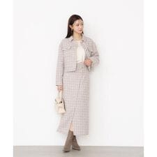 ラメツイードナロースカート 25AW