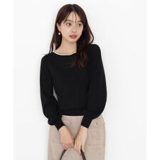 ＜ハンドウォッシャブル＞前後2wayパールニット 25AW