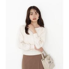 前後2wayパールニット