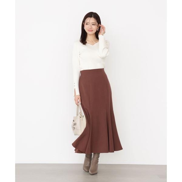 PROPORTION BODY DRESSING 千鳥ビットベルトフレアスカート プロポーションボディドレッシング PROPORTION BODY DRESSING
