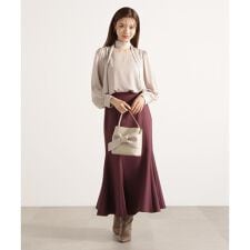 ＜ウォッシャブル＞ハイウエストマーメイドスカート 25AW