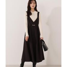 プロポーション ボディドレッシング(PROPORTION BODY DRESSING)のタックフレアジャンスカ 25AW