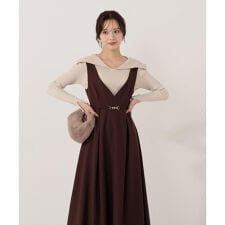 プロポーション ボディドレッシング(PROPORTION BODY DRESSING)のタックフレアジャンスカ 25AW