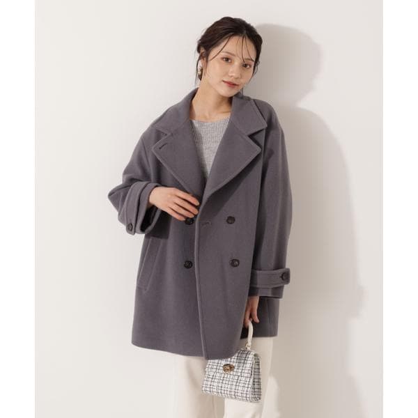 ダブルブレストフォルムミドルコート 24AW ダブルブレストフォルムミドルコート 24AW｜ナチュラルビューティー