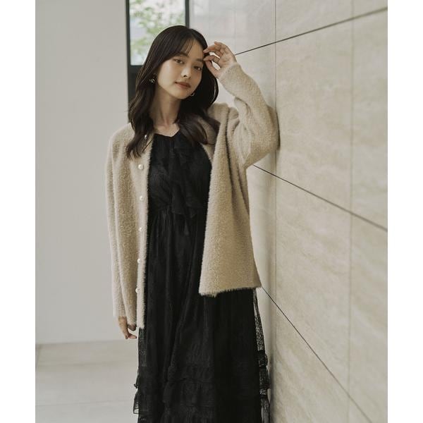 【美品】PROPORTION BODY DRESSING フェザージャコット フェザージャコット｜プロポーションボディドレッシングの通販