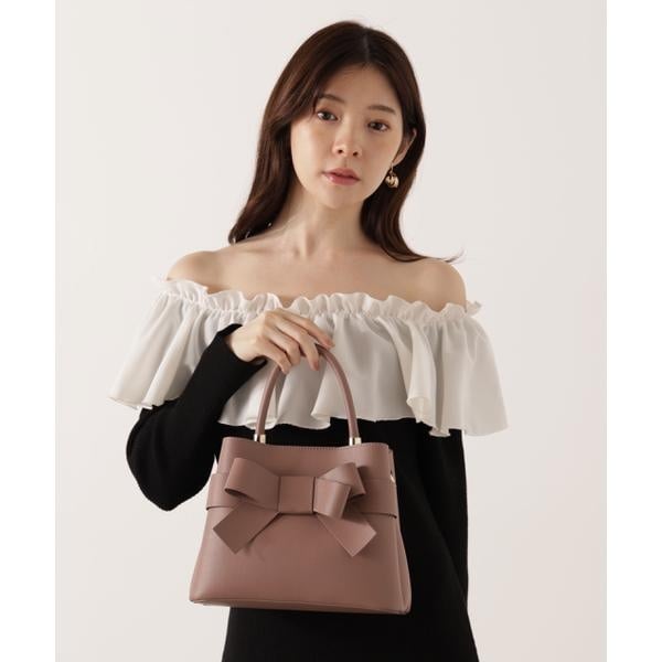 美品　jolly poupee ジョリープッぺ　猫　ブラックハンドバッグ Jolly Poupee ジョリープッペ - レディース バッグ