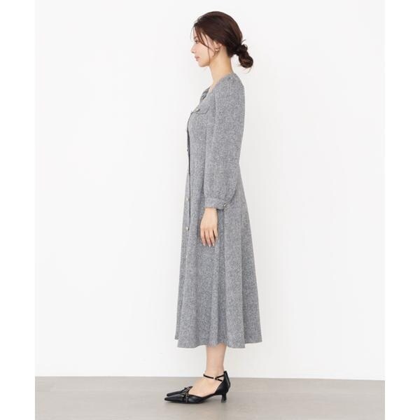 フロント釦ツイードワンピース 25AW | プロポーション ボディ