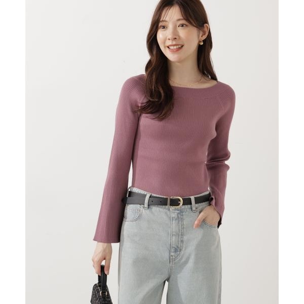 プロポーションボディドレッシング レース　ニット　ブルゾン　パール　ピンク　新品 PROPORTION BODY DRESSING｜プロポーションボディドレッシングの