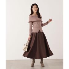 ＜ウォッシャブル＞ウィンターフレアースカート 25AW