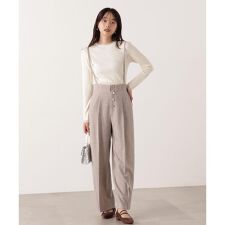 フロント釦2wayワイドパンツ 25AW
