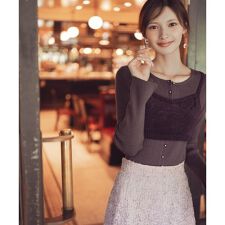 レイヤードキャミ付ニット 25AW